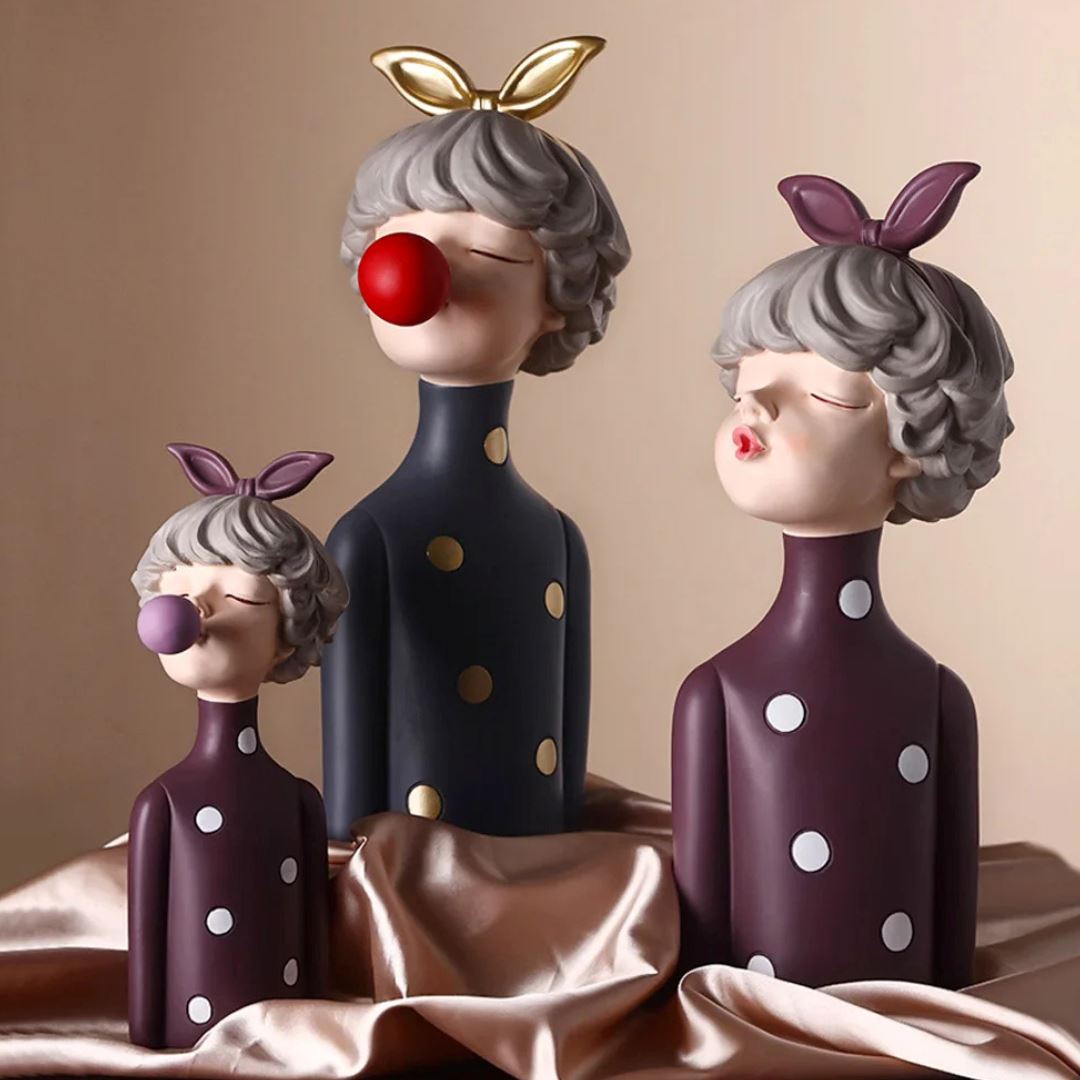Escultura de Boneca Milly Chiclete Conceito 