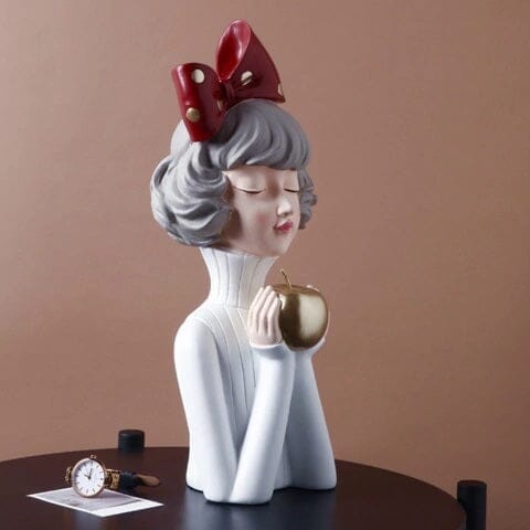 Escultura de Boneca Milly Litter (36,5x14cm) Resina - 0057 Conceito 