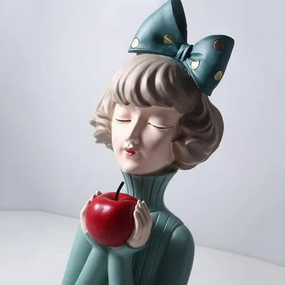 Escultura de Boneca Milly Litter (36,5x14cm) Resina - 0057 Conceito 