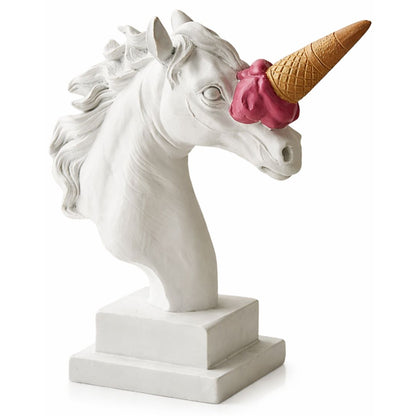 Escultura de Cavalo Sorvete Resina - 0051 Conceito 