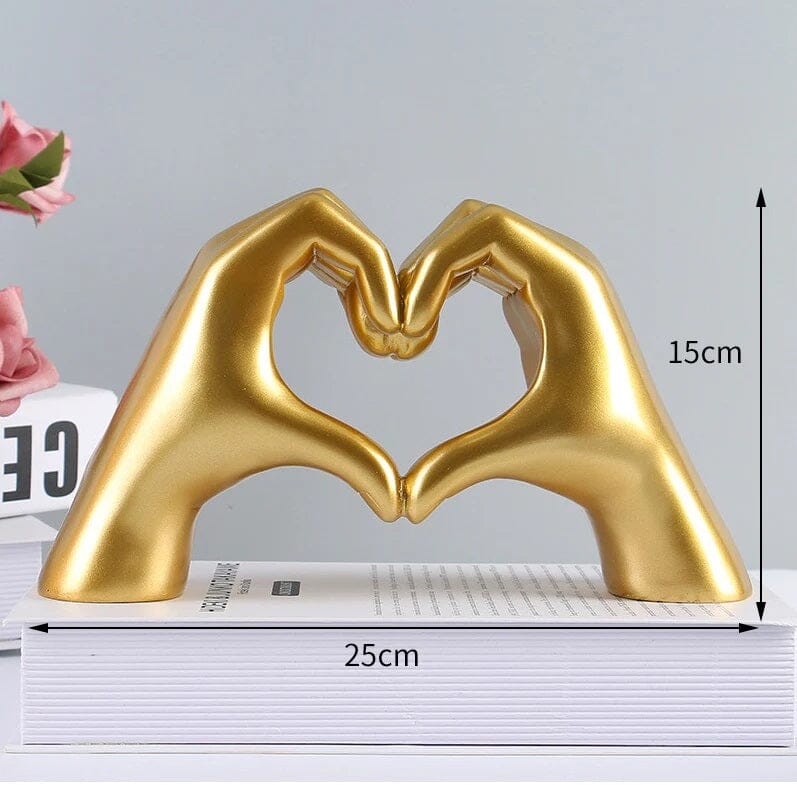 Escultura de Coração - In Love Resina - 0011 Conceito 