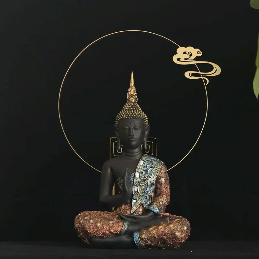 Escultura de Resina Buda Conceito 10cm 