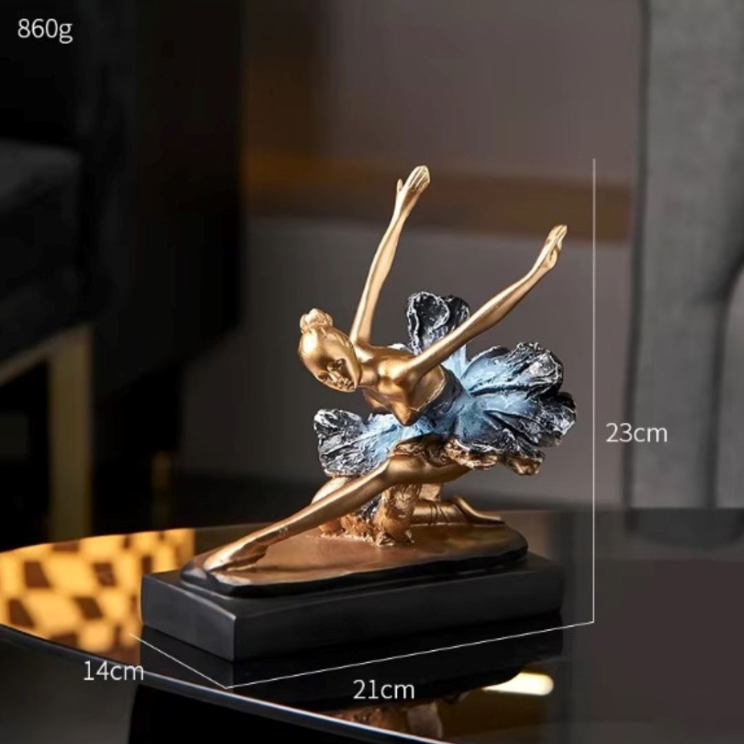 Escultura Decorativa Abstrata Bailarinas Resina - 0013 Conceito 3 