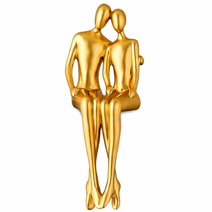 Escultura Decorativa Abstrata Casal Contemporâneo (Kit casal) Conceito 