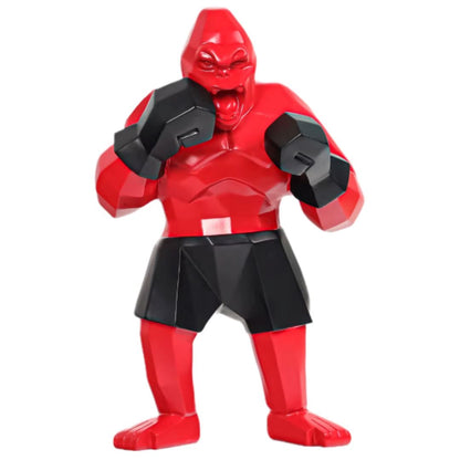 Escultura Decorativa Gorilla Boxer 24cm Conceito 