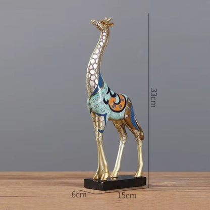 Escultura Decorativa Moderna Girafas ### Conceito 33cm 