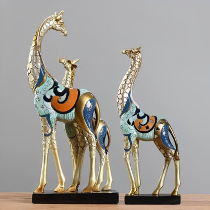 Escultura Decorativa Moderna Girafas ### Conceito 