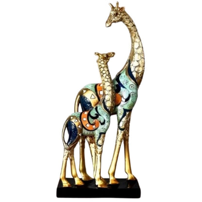Escultura Decorativa Moderna Girafas ### Conceito 