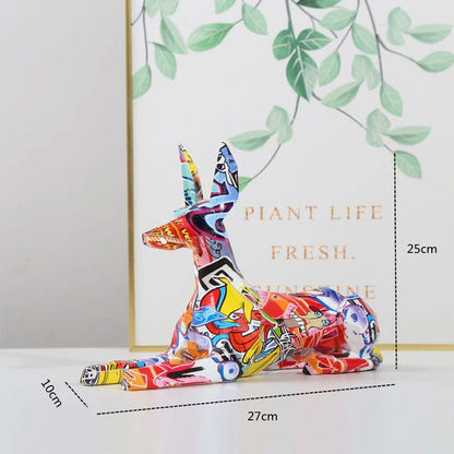 Escultura Doberman Street & Colors Conceito 