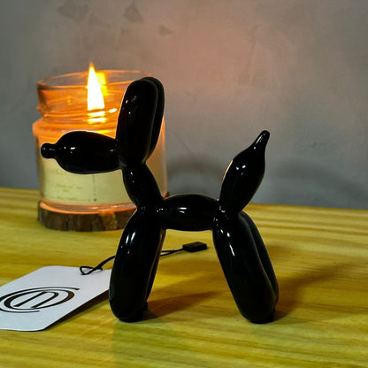 Escultura Doggy Balloon Mini 10x10cm para Sala, Escritório, Consultório Resina - 0014 Conceito 