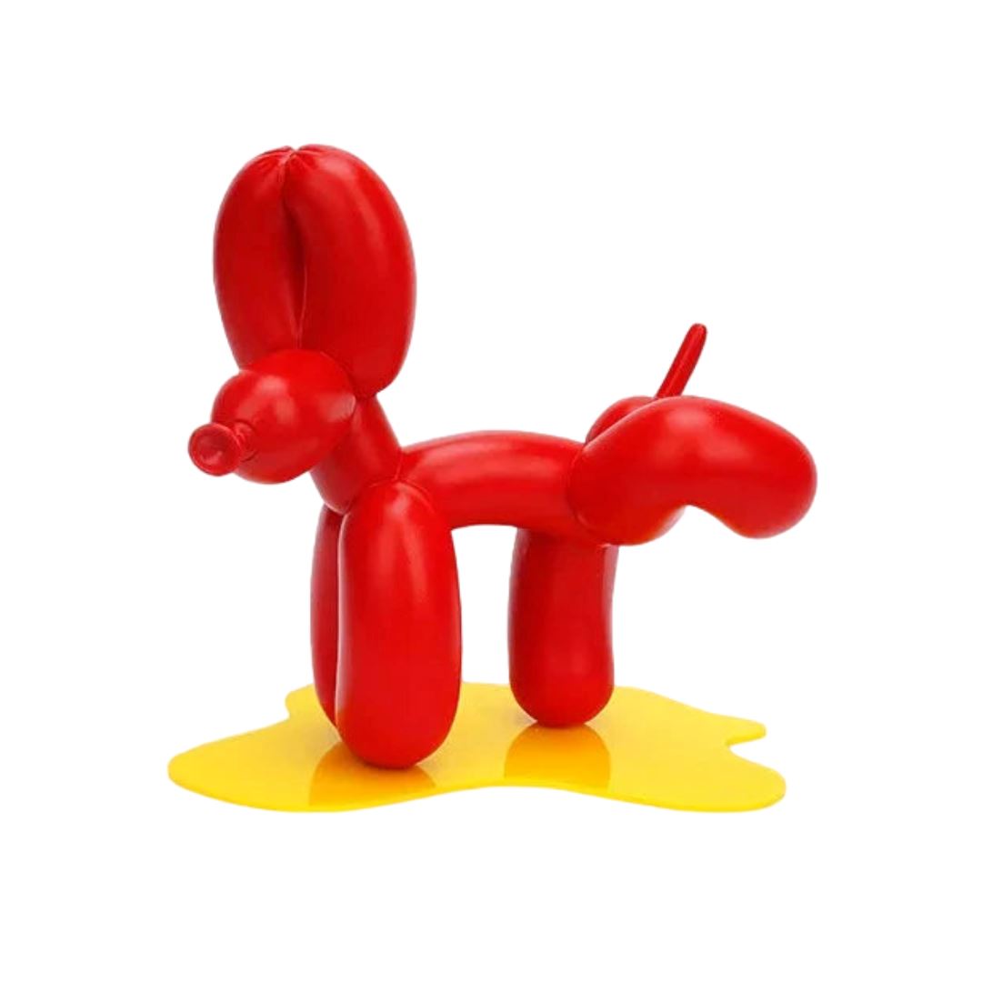 Escultura Doggy Pee Balloon 18x13cm Resina - 0017 Conceito 