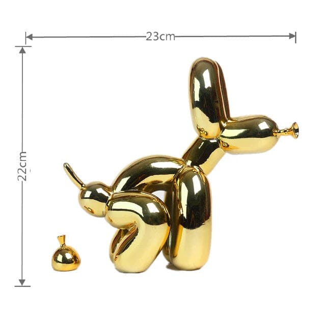 Escultura Doggy Poo 23x22cm Resina - 0018 Conceito 