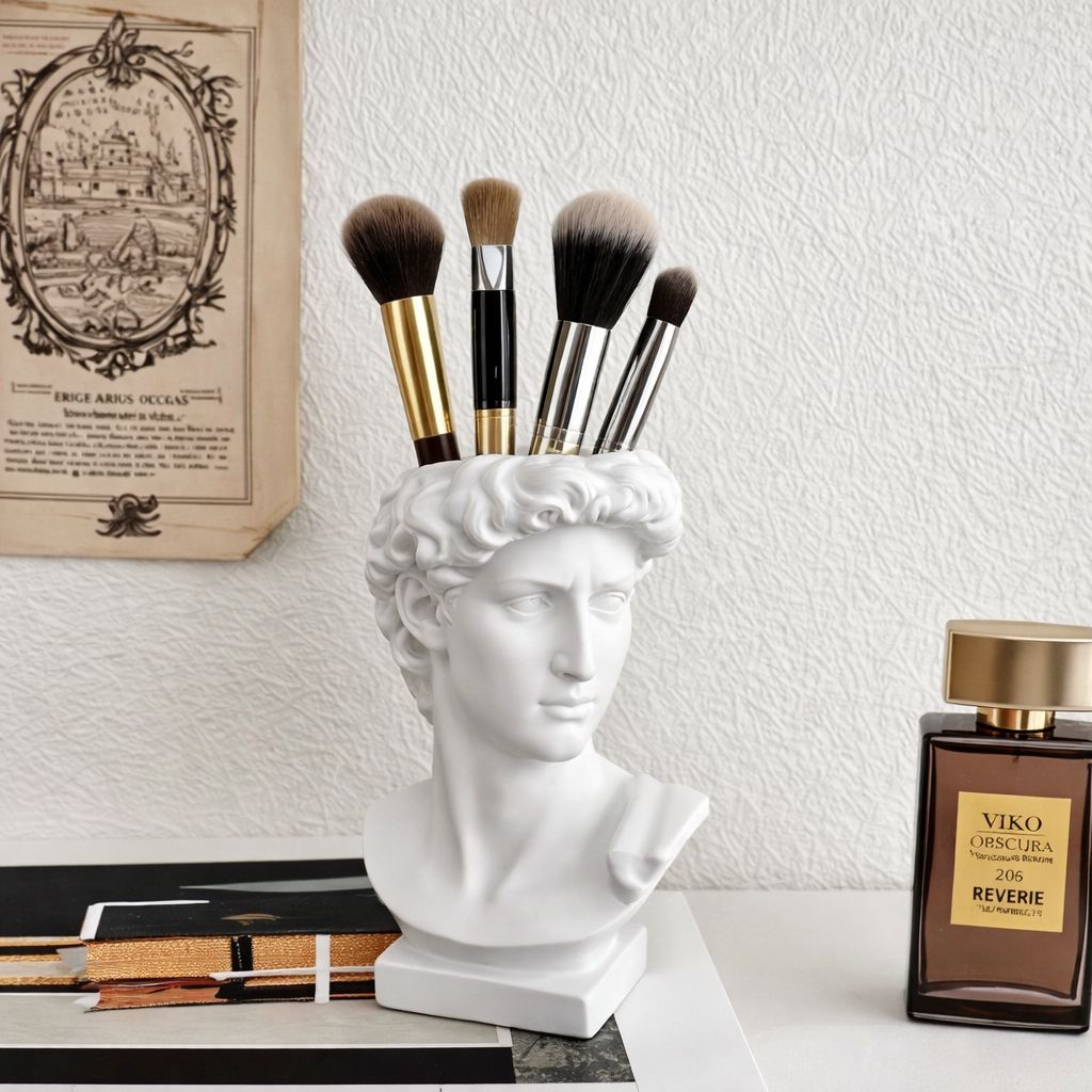 Escultura e Vaso Decorativo David Michelangelo Resina - 0049 Conceito 