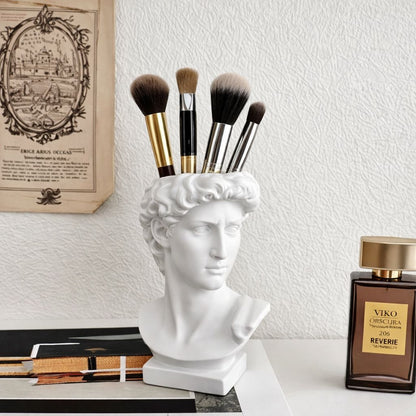 Escultura e Vaso Decorativo David Michelangelo Resina - 0049 Conceito 