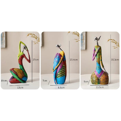 Escultura Elegância Feminina em Resina ### Conceito 