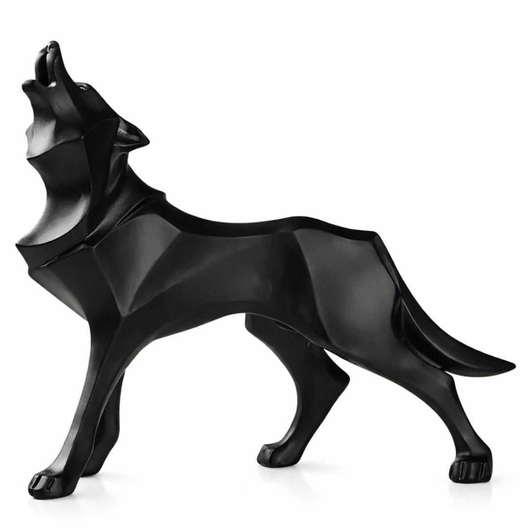 Escultura Lobo Abstrato Conceito 
