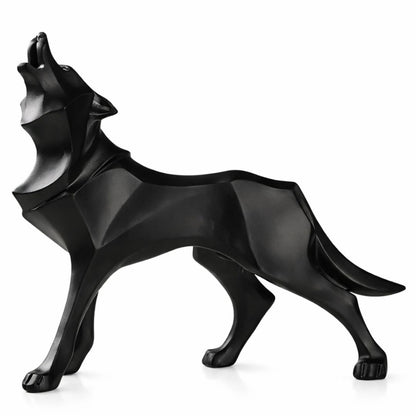 Escultura Lobo Abstrato Conceito 
