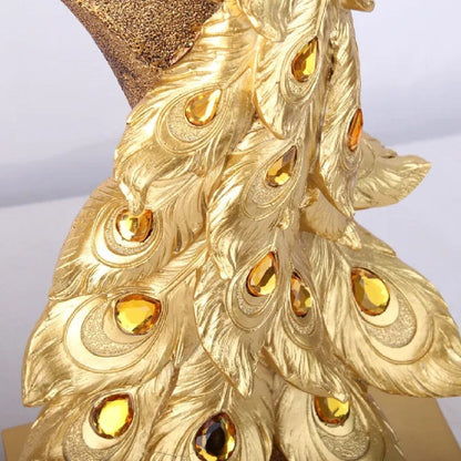 Escultura Moderna Pavão em Resina ### Conceito 