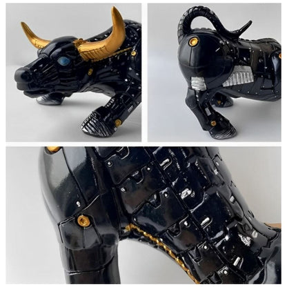 Escultura Moderna Touro Negro YuDome 