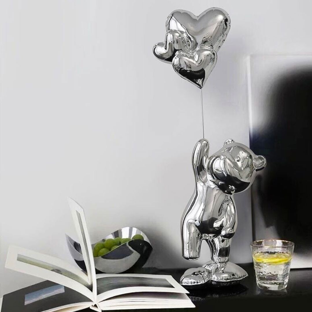Escultura Namorados In Love - Litle Bear Resina - 0028 Conceito 