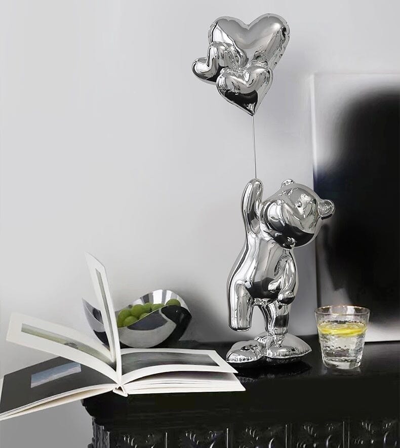 Escultura Namorados In Love - Litle Bear resina Conceito 