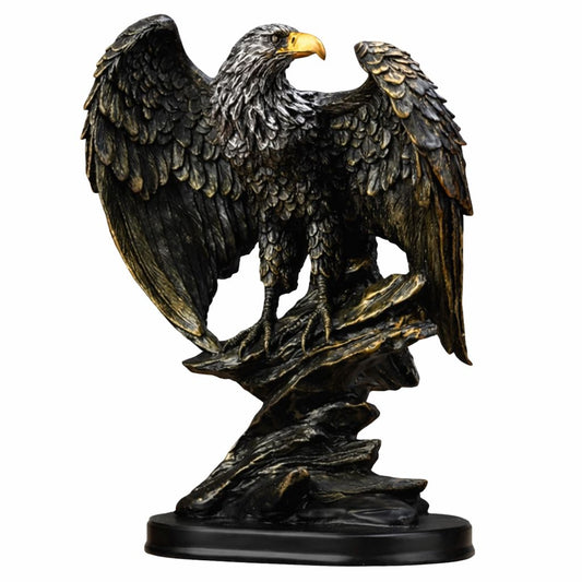 Escultura Nordica Águia 25x19cm Resina - 0030 Conceito 