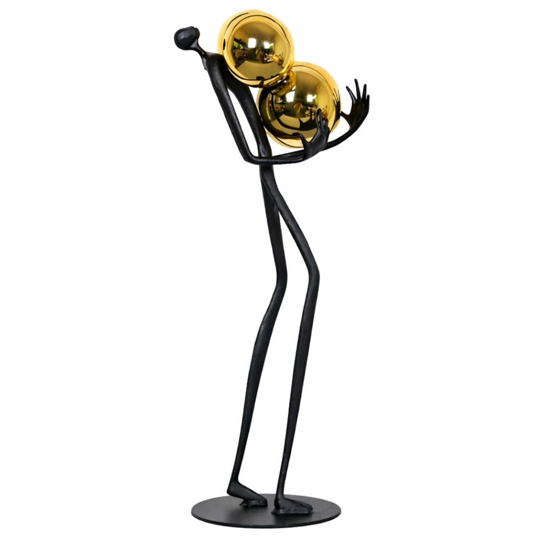 Escultura Ornamento - O Equilibrista 41cm Resina - 0063 Conceito 