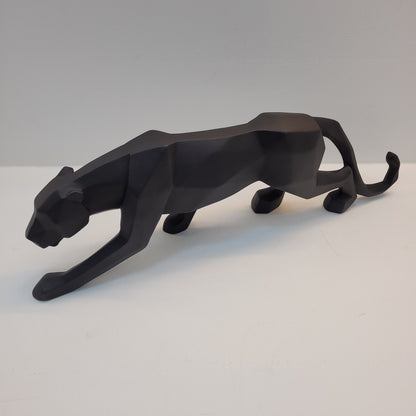 Escultura Pantera Abstrata Resina - 0032 Conceito 