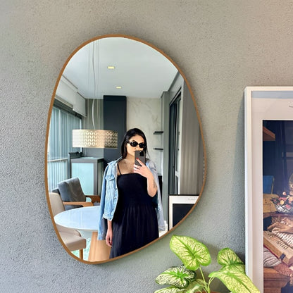 Espelho Decorativo Orgânico de Parede Lucky Conceito 