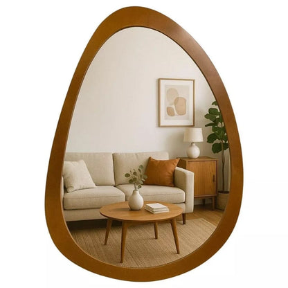 Espelho Decorativo Orgânico de Parede Rustic Charm Espelho - 0010 Conceito 