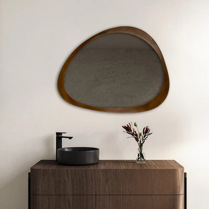 Espelho Decorativo Orgânico de Parede Rustic Charm Espelho - 0010 Conceito 