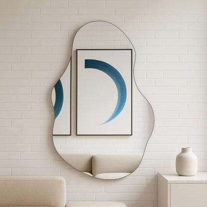 Espelho Decorativo Orgânico Fluids 90x60cm Espelho - 0011 Conceito 