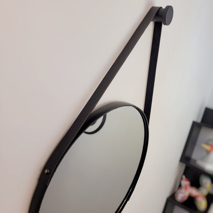 Espelho Decorativo Redondo Beady Suspenso de Parede 40cm Espelho - 0005 Conceito 