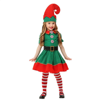 Fantasia Infantil Elfo de Natal