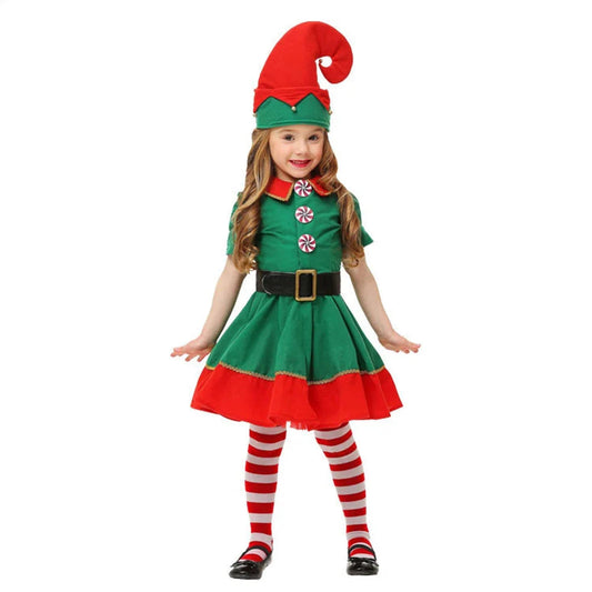 Fantasia Infantil Elfo de Natal