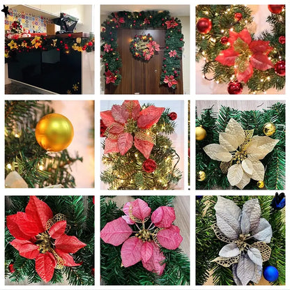 Guirlanda de Natal com Luz Led Flowers Colors