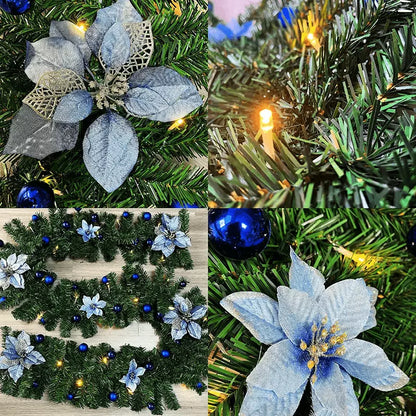Guirlanda de Natal com Luz Led Flowers Colors