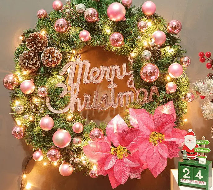 Guirlanda de Natal com Luz Led Flowers Colors
