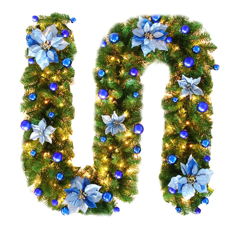 Guirlanda de Natal com Luz Led Flowers Colors