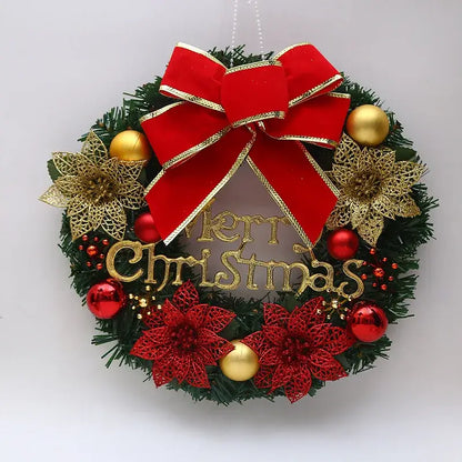 Guirlanda de Porta Merry Christmas Enfeite de Natal