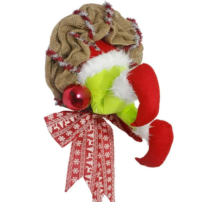 Guirlanda de Natal Papai Noel Grinch Merry Christmas