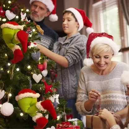 Guirlanda de Natal Papai Noel Grinch Merry Christmas