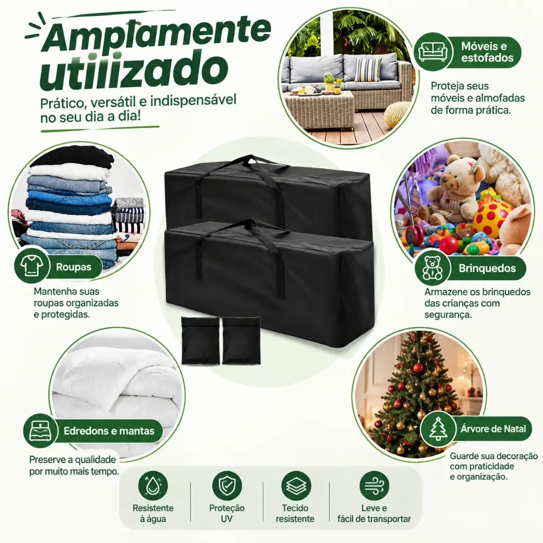 Saco de Armazenamento Impermeável Para Árvore de Natal