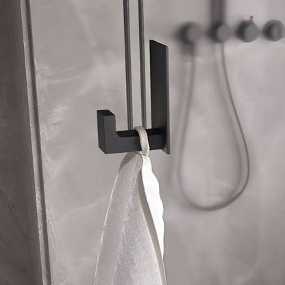 Kit Completo Acessórios Banheiro Black Matte (04 Peças) Conceito 