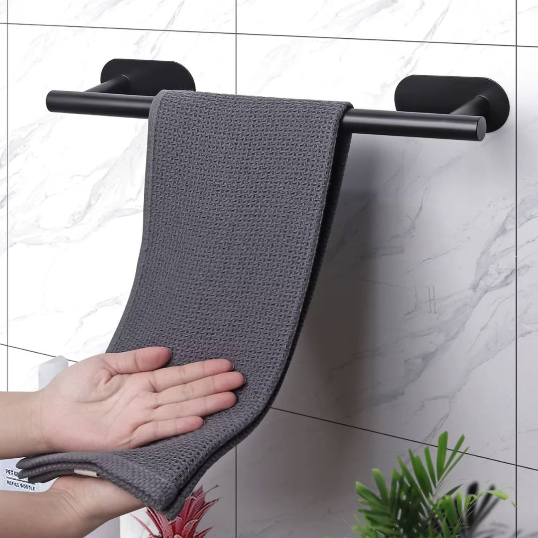 Kit Completo Acessórios Banheiro Black Oval (05 Peças) Conceito 