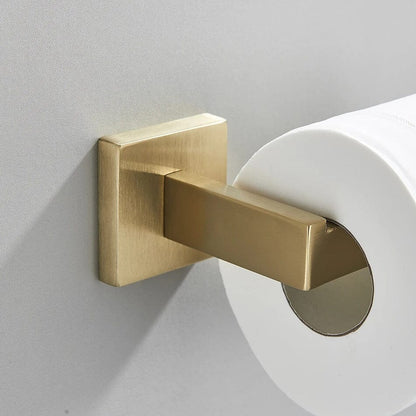 Kit Completo Acessórios Banheiro Max Gold (04 Peças) Conceito 