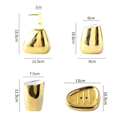 Kit de Lavabo Brilhance (04 Peças) YuDome 