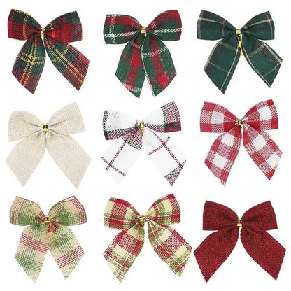 Laços Decorativos Para Árvores de Natal Kit 20pç