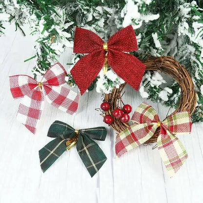 Laços Decorativos Para Árvores de Natal Kit 20pç