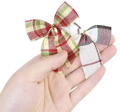 Laços Decorativos Para Árvores de Natal Kit 20pç